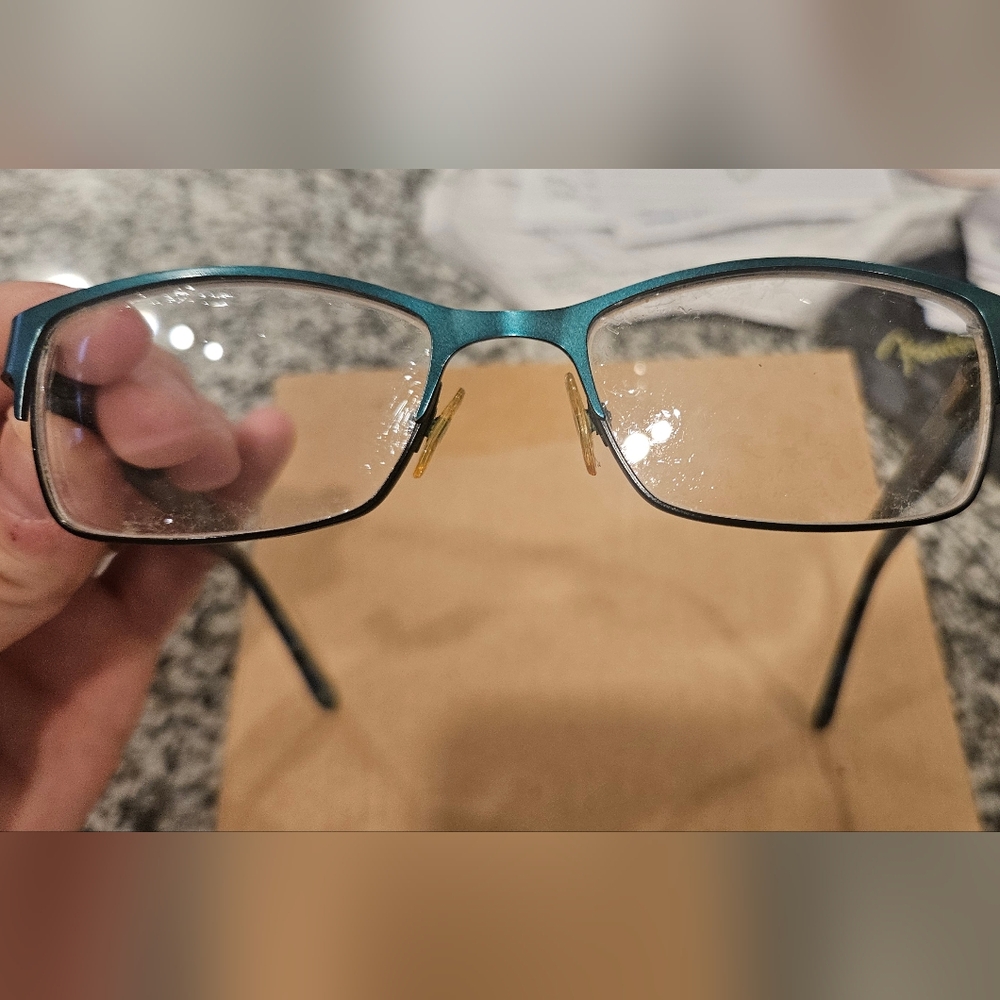 BCBGMaxAzria Blue and Black Eyeglasses
